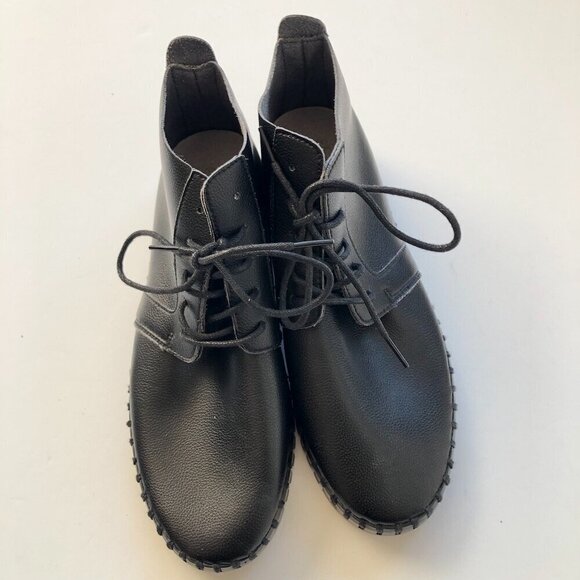 Caposhie Black Microfiber Chukka Ankle Boots US 10 Fits small more like 9 or 9.5 - Picture 3 of 16